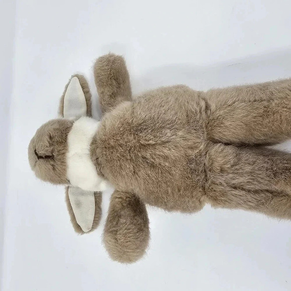 Vintage Dayton Hudson Rabbit Plush 1992 Brown Tan Stuffed Animal Yangjee - Picture 6 of 9